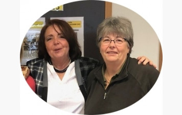 Jacqueline Dagnet et Carinne Pomar : qualifiées pour la finale de ligue du Dames/2 Expert