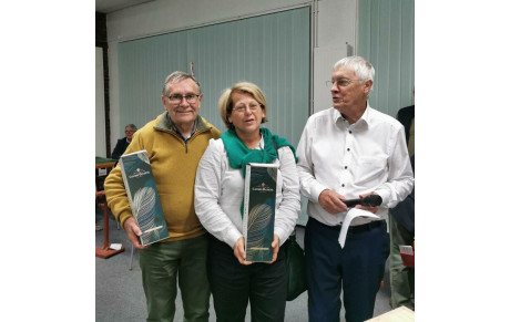 Delphine Prouvost et Francis Saillard ont remporté le Marathon de Bridge 2023 de Lisieux 