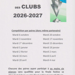 7ème Coupe des Clubs 2026-2027